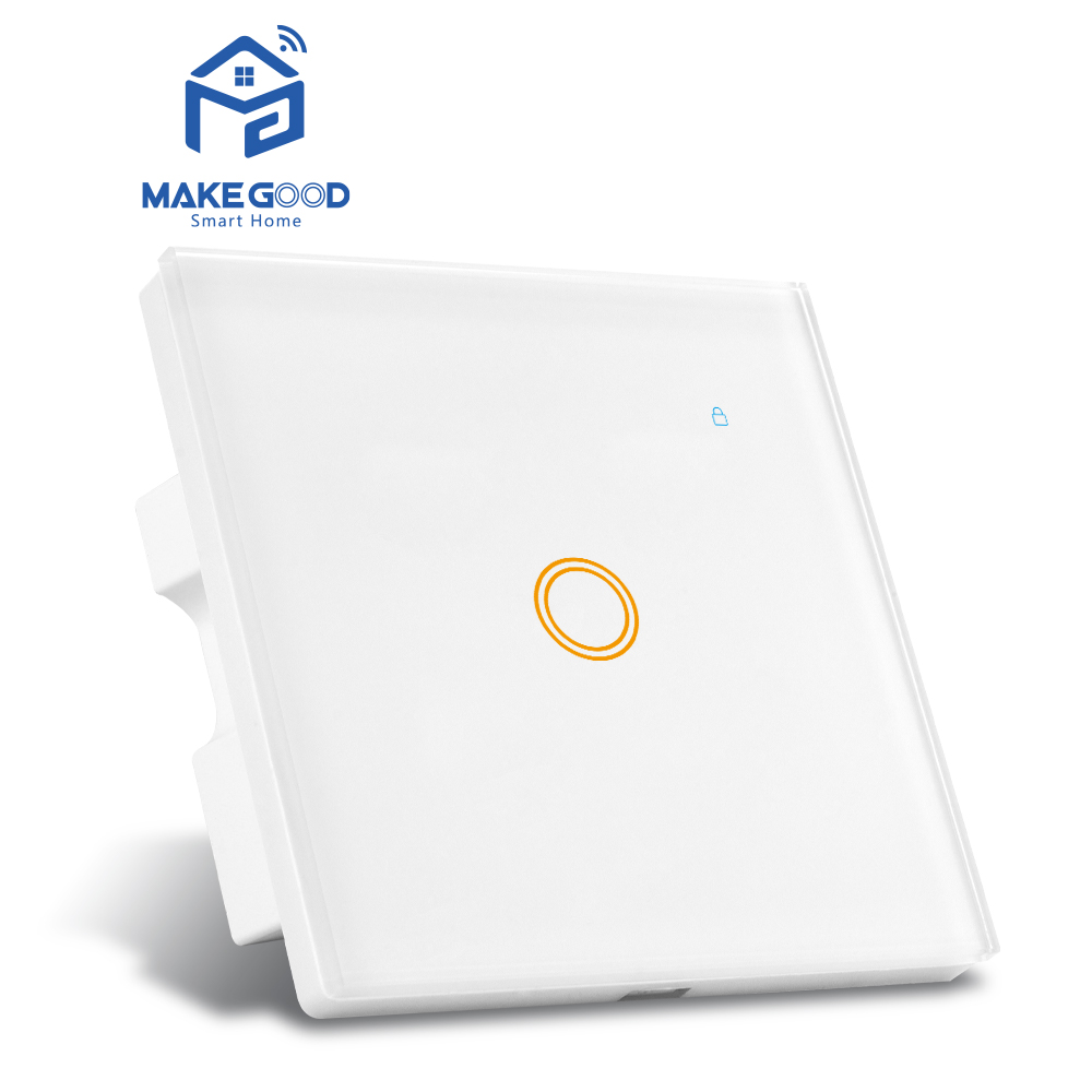 1Gang white with plastic frame